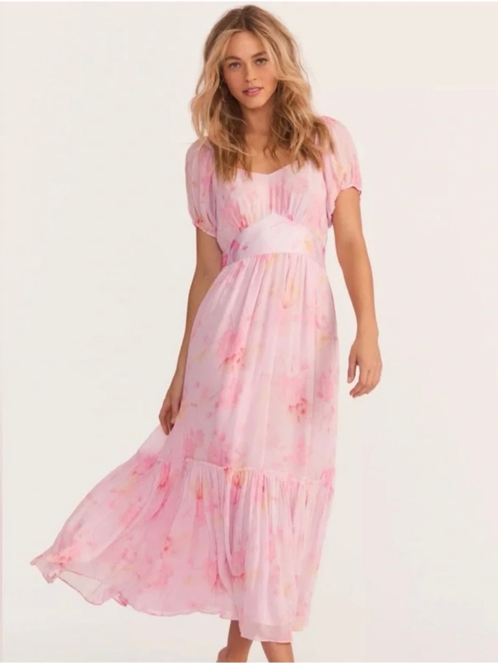 LoveShackFancy Angie Floral Dress